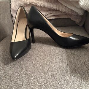 Cole Haan Black Leather Heels